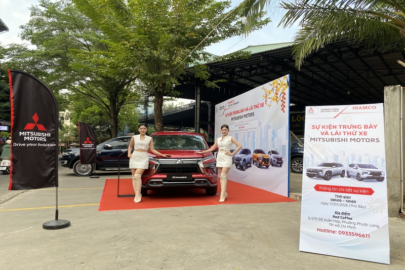 Sự kiện lái thử xe Mitsubishi tại Red Coffee -Trải nghiệm thực tế cùng ISAMCO