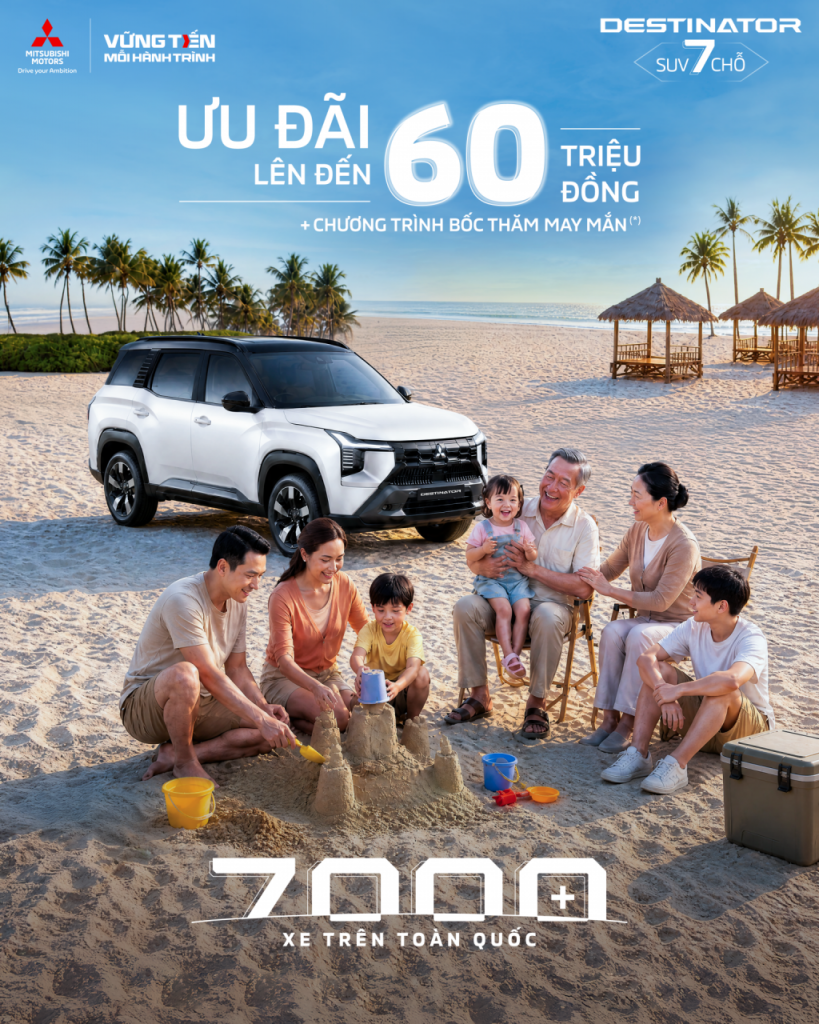 MITSUBISHI DESTINATOR ĐẠT DOANH SỐ 7.000 XE – ƯU ĐÃI ĐẶC BIỆT THÁNG 6